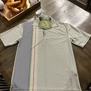 PGA Men's Striped Polo Shirt